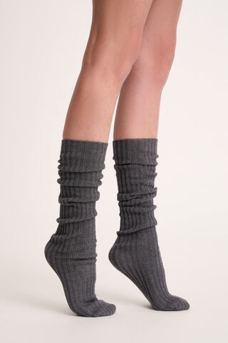Calza, grey melange, large image number 0