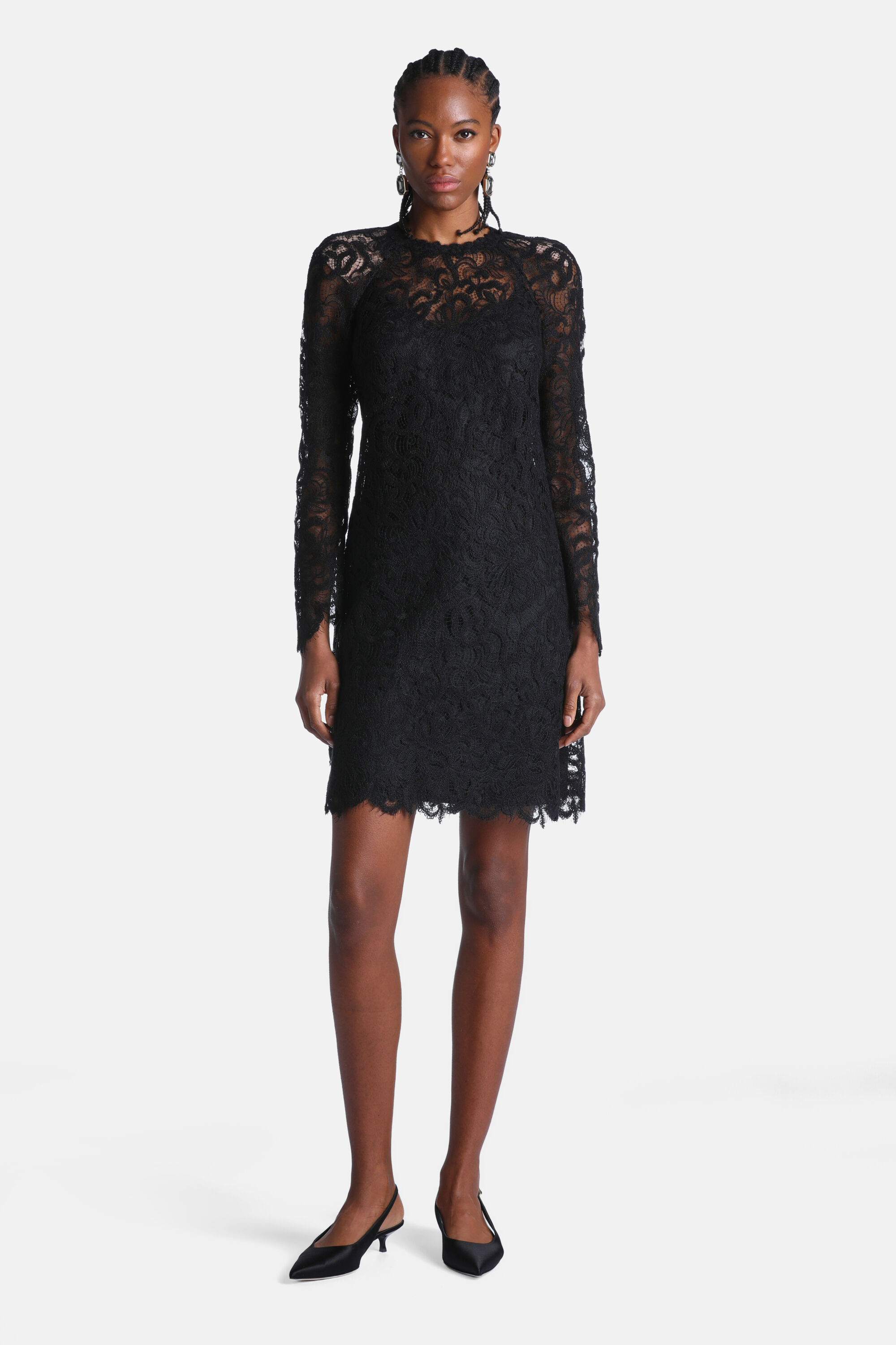 Gessica - Elegant silk midi dress | SEE ALL - Luisa Spagnoli