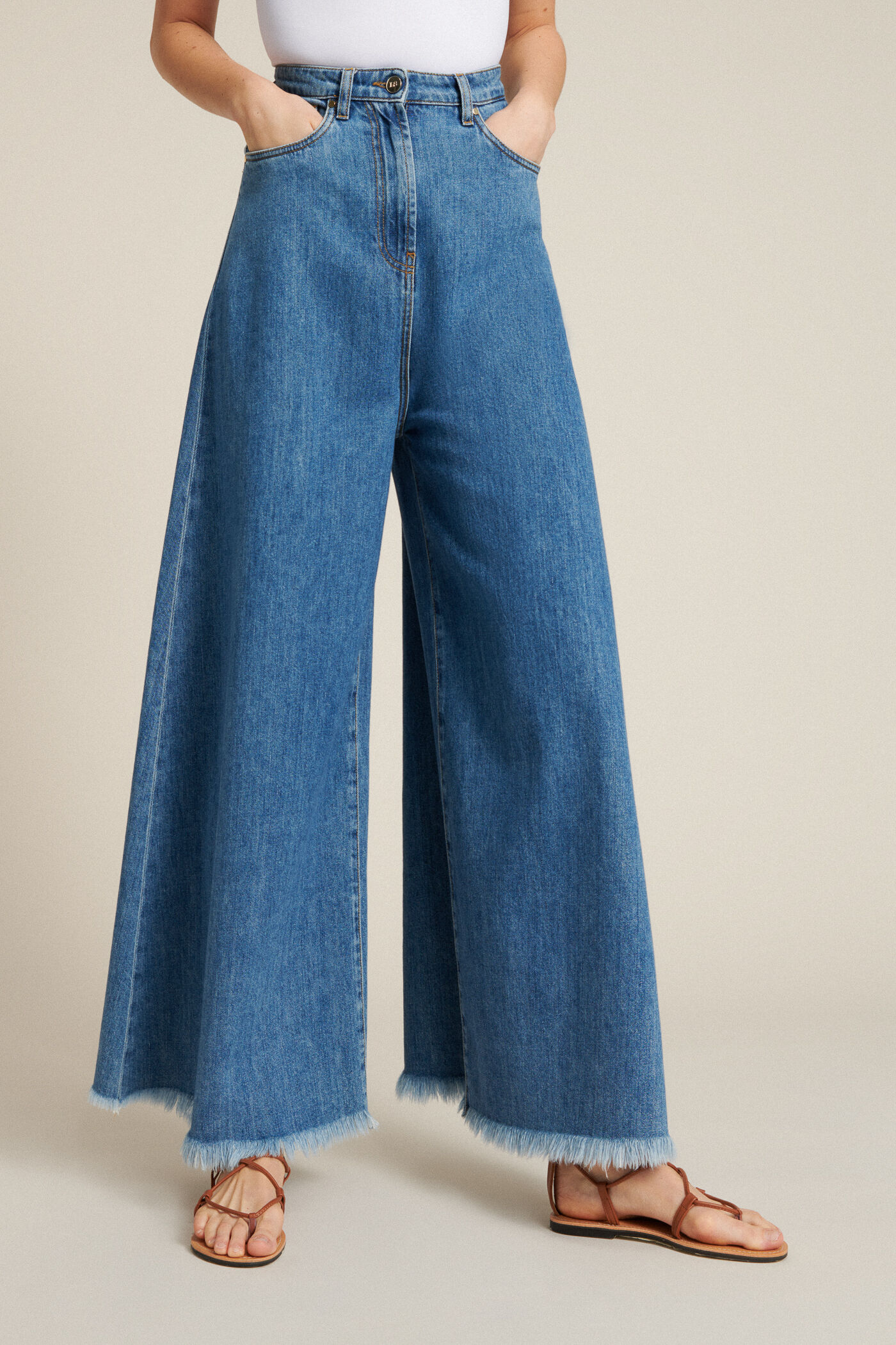 Assaggio - Bell-shaped jeans | Luisa 