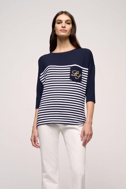 Luisa Spagnoli Brandina - T-shirt marinière