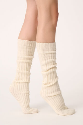 Calza, cream, large image number 0