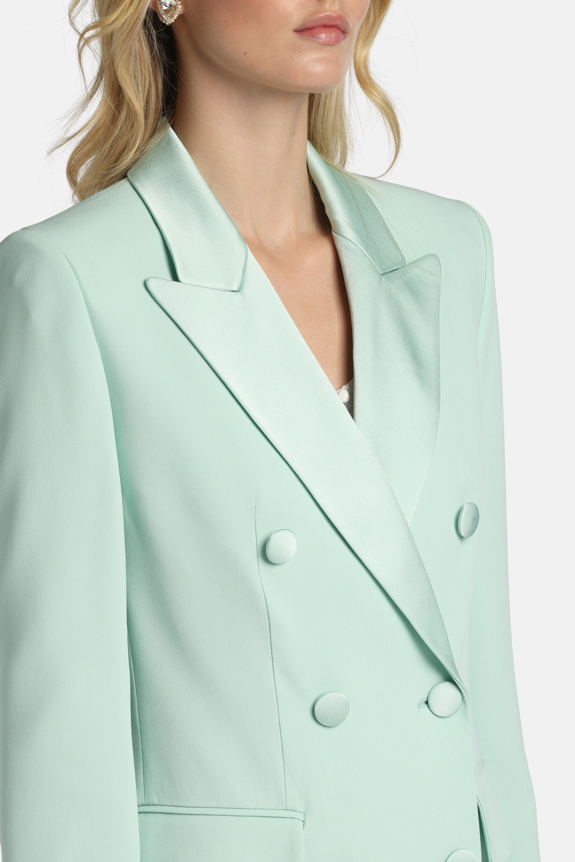 Velo - Elegant double-breasted jacket | CLOTHING - Luisa Spagnoli