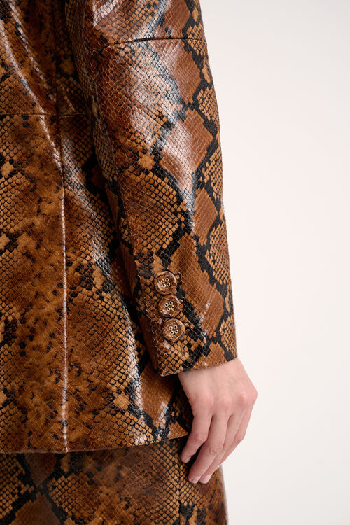 Standard, stampa pitone cognac, large image number 3