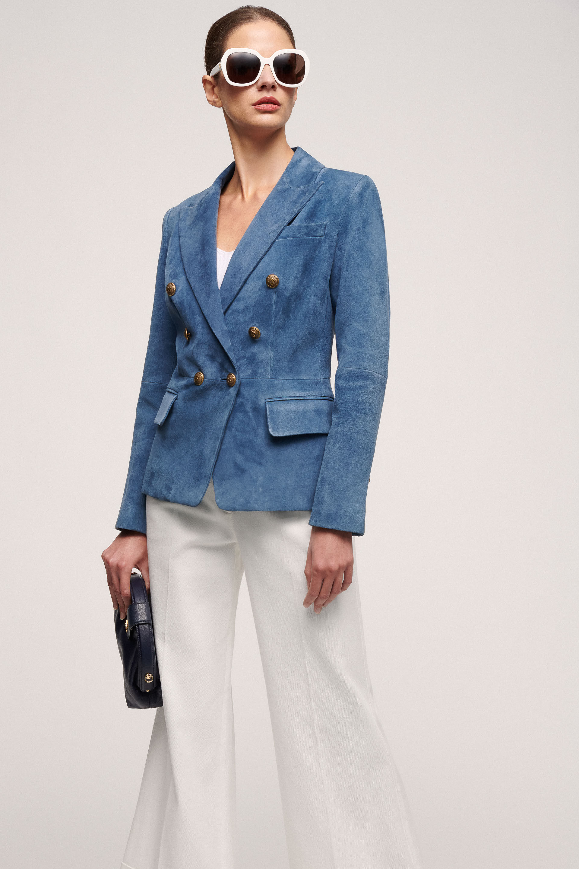 Versailles Suede jacket Luisa Spagnoli