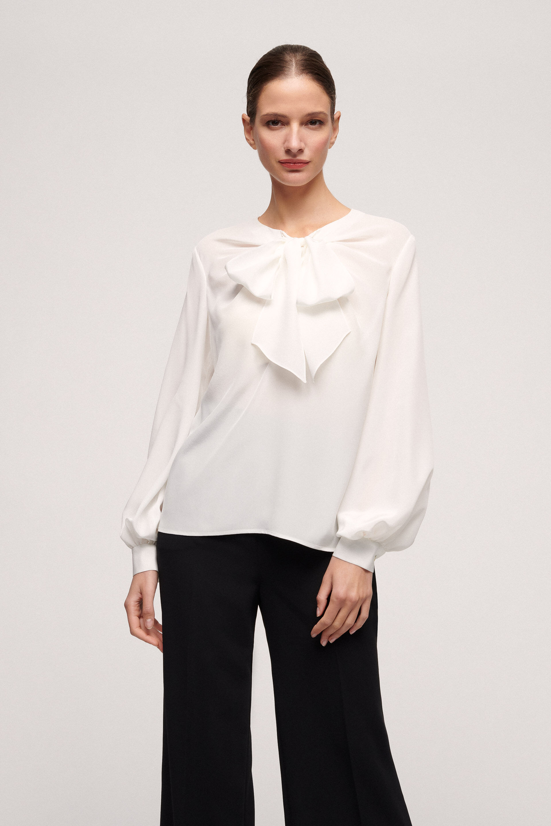 Blusa in seta clearance