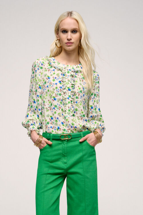 Luisa Spagnoli Bonifica - Blusa a fiori