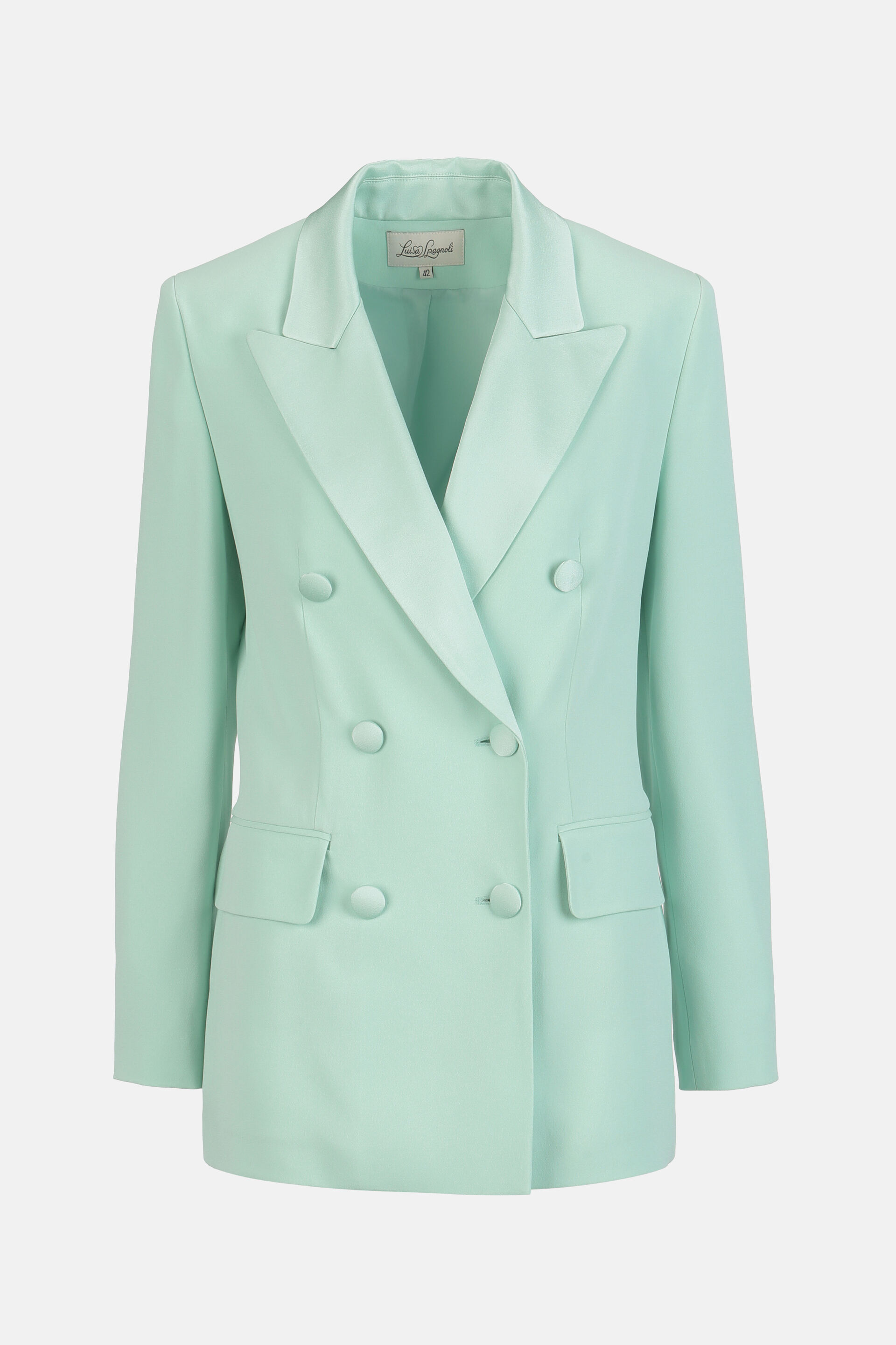 Velo - Elegant double-breasted jacket | CLOTHING - Luisa Spagnoli