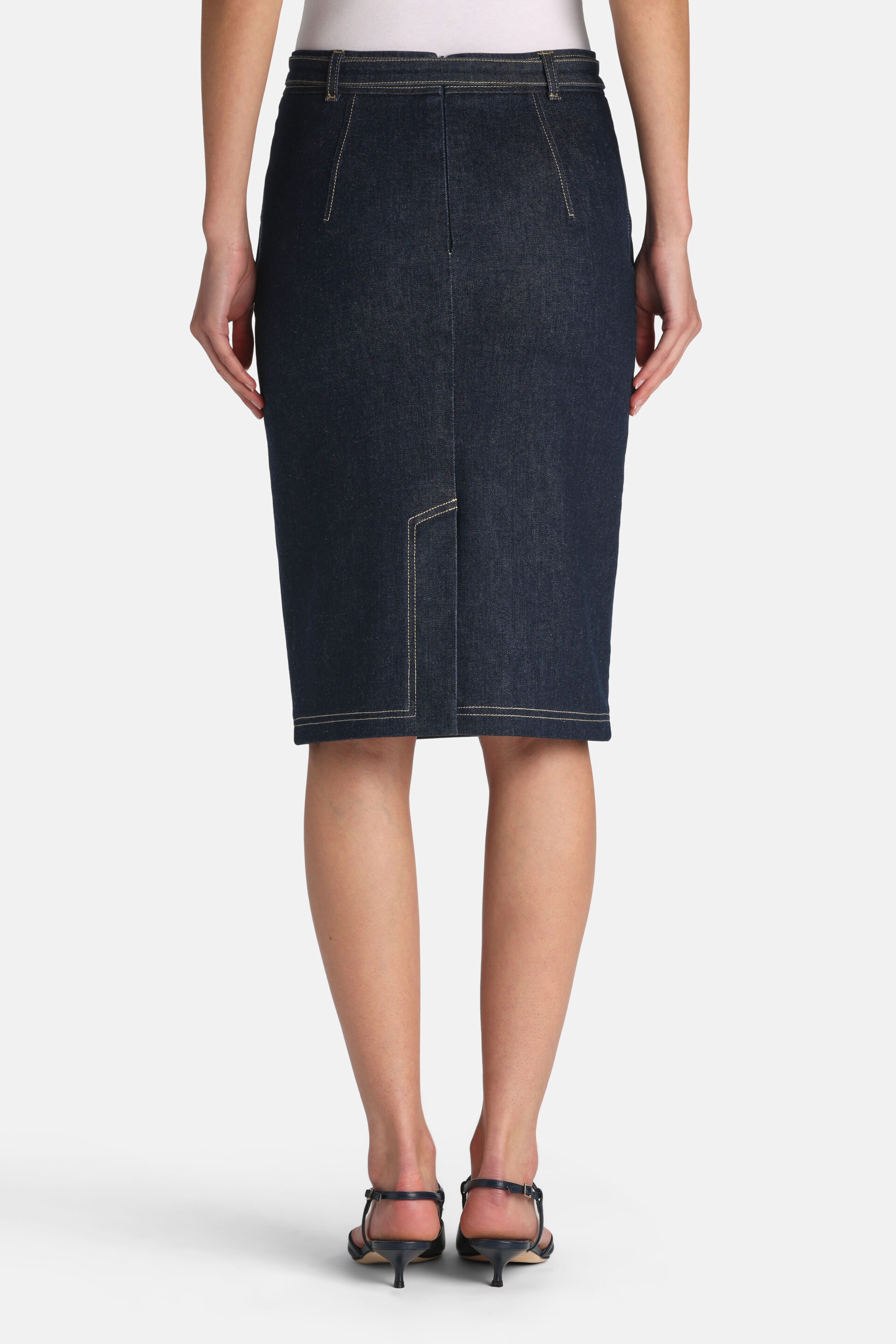 スカート apolina 3-5y Cecilie Denim Skater Skirt Tennista - Denim skirt | CLOTHING - Luisa Spagnoli