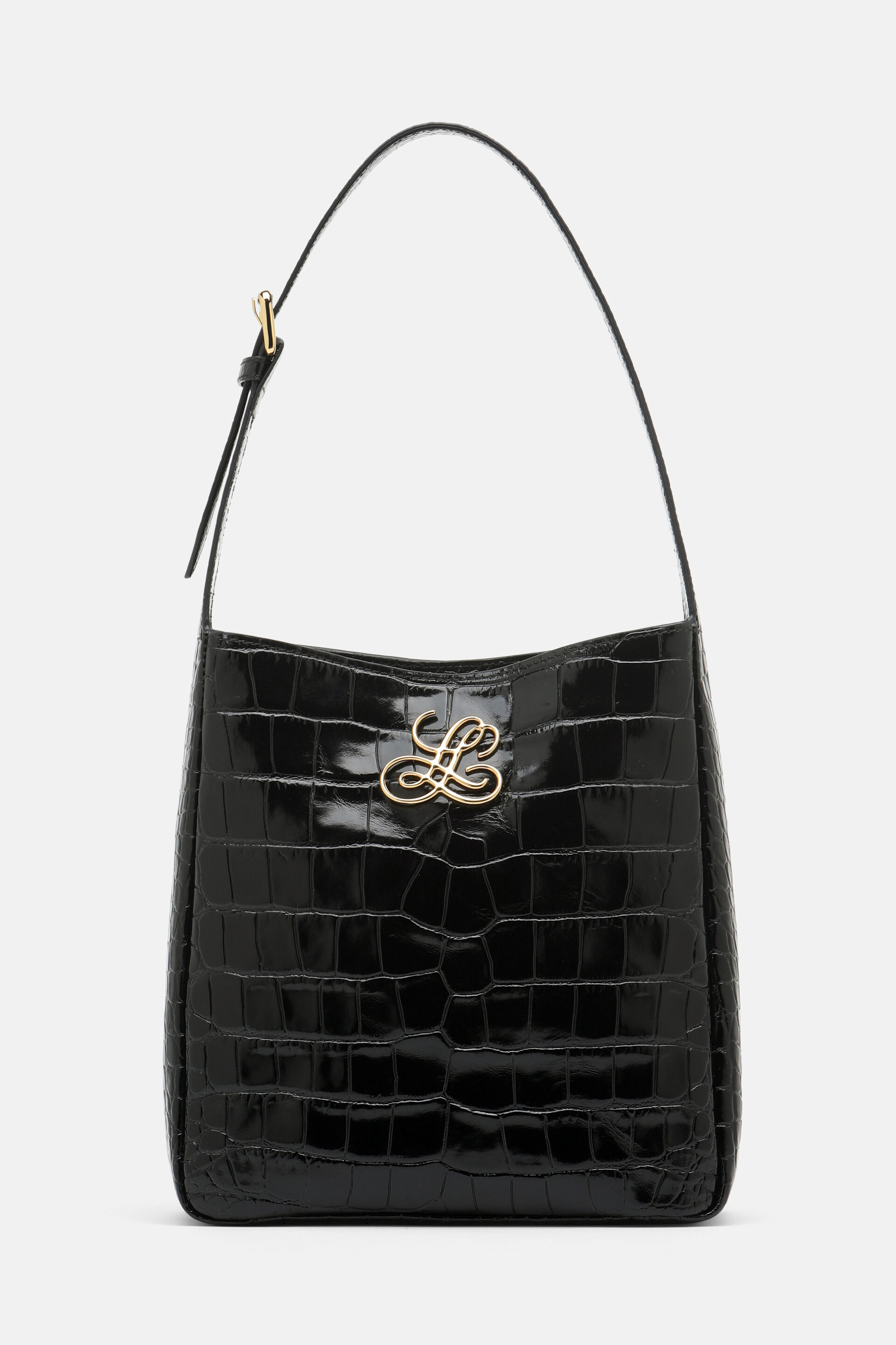 Importante - Crocodile-print leather bag | Shoulder bags - Luisa