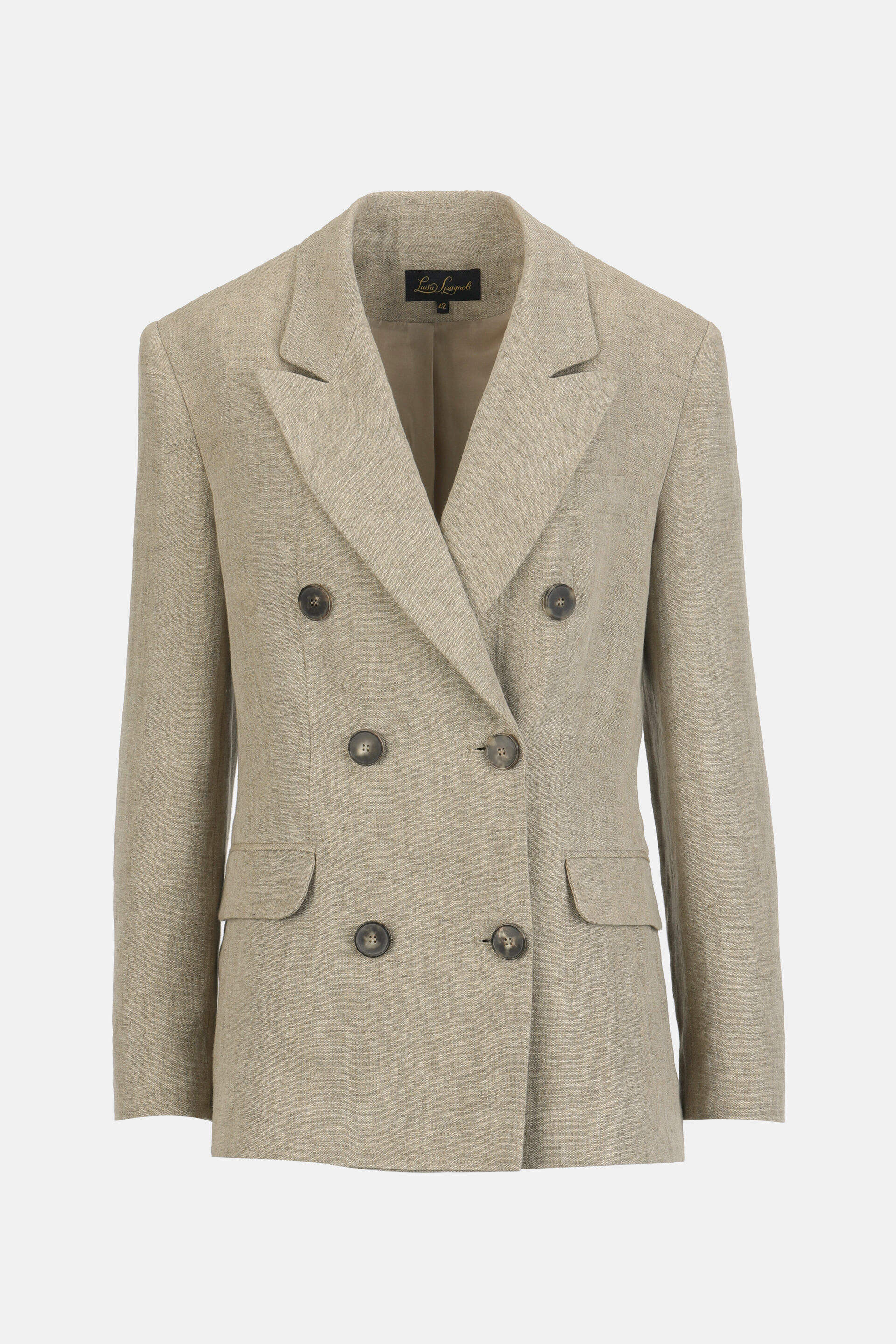 Vittorio - Double-breasted linen jacket | Jackets & Blazers