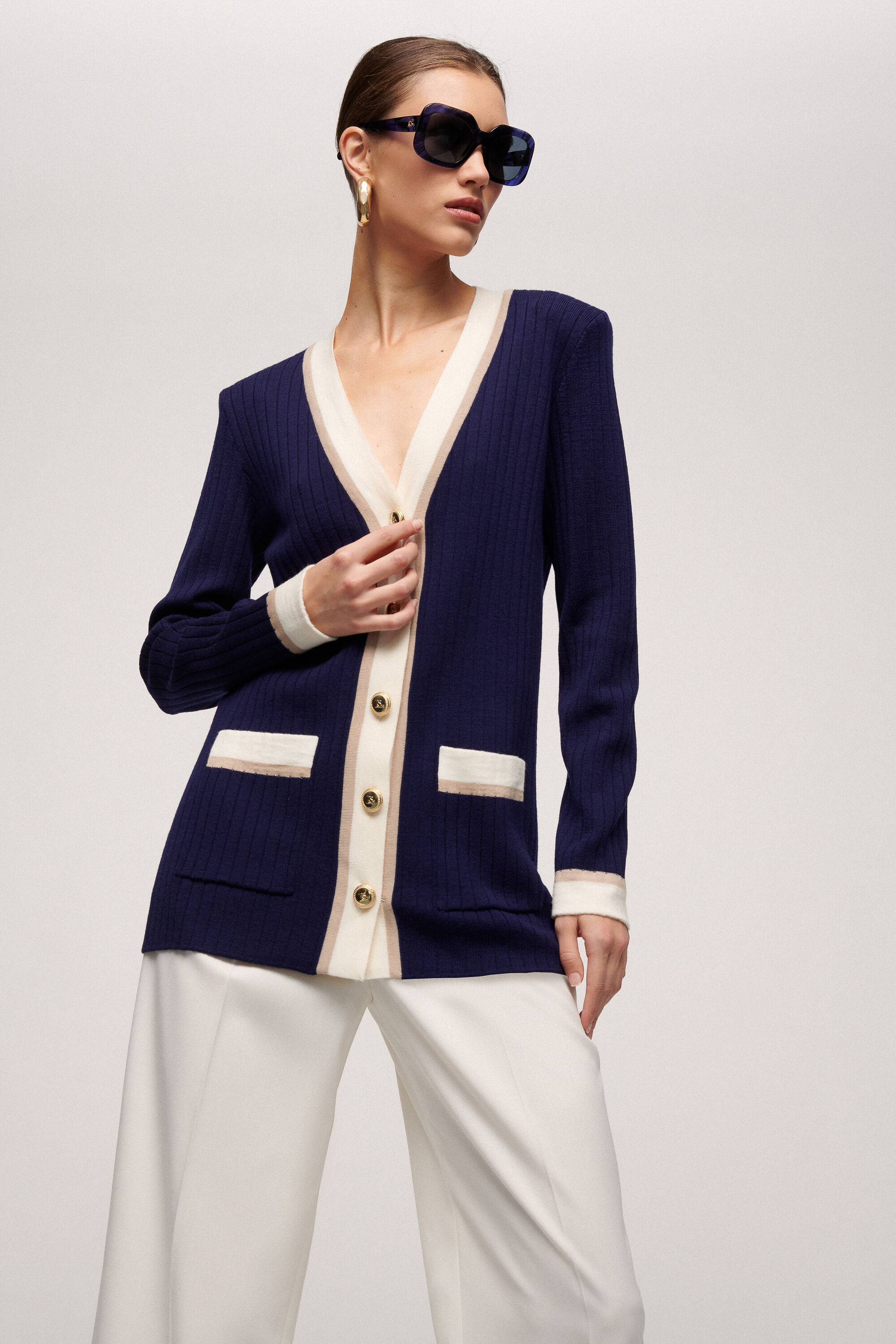 Maltese Long cardigan Luisa Spagnoli