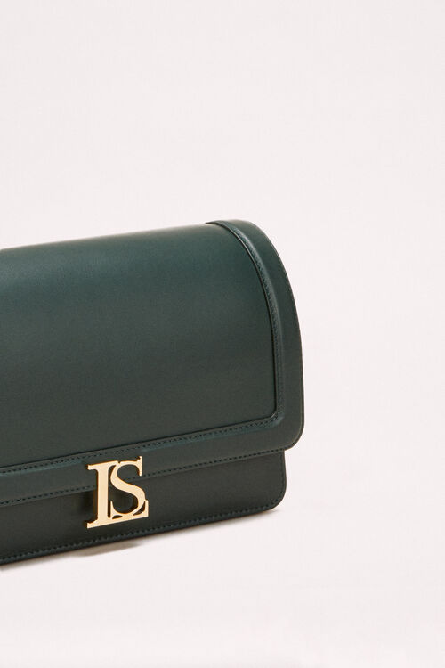 Ishoulderbag, green bottle-gold, large image number 2