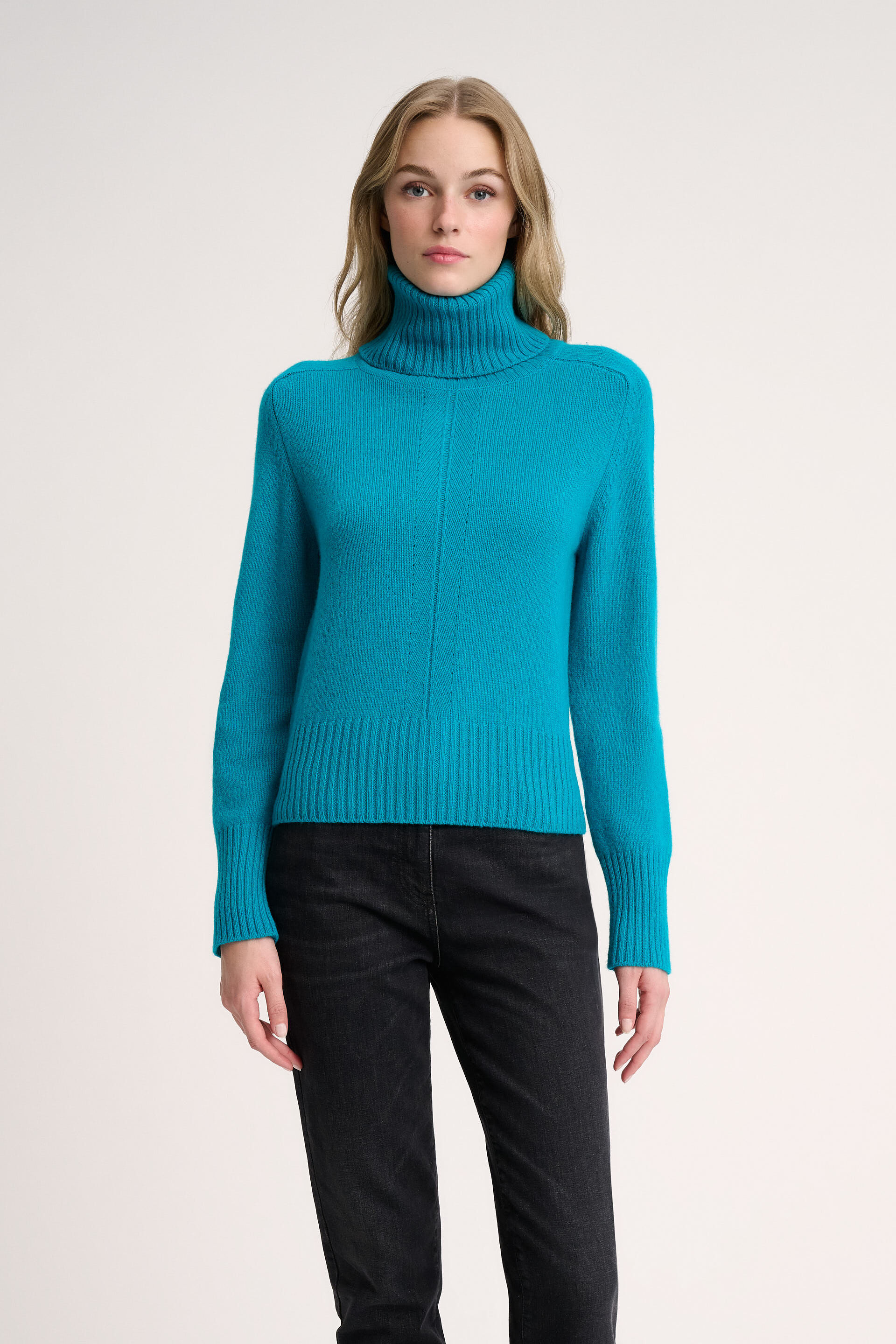 Turtleneck pullover sweater on sale