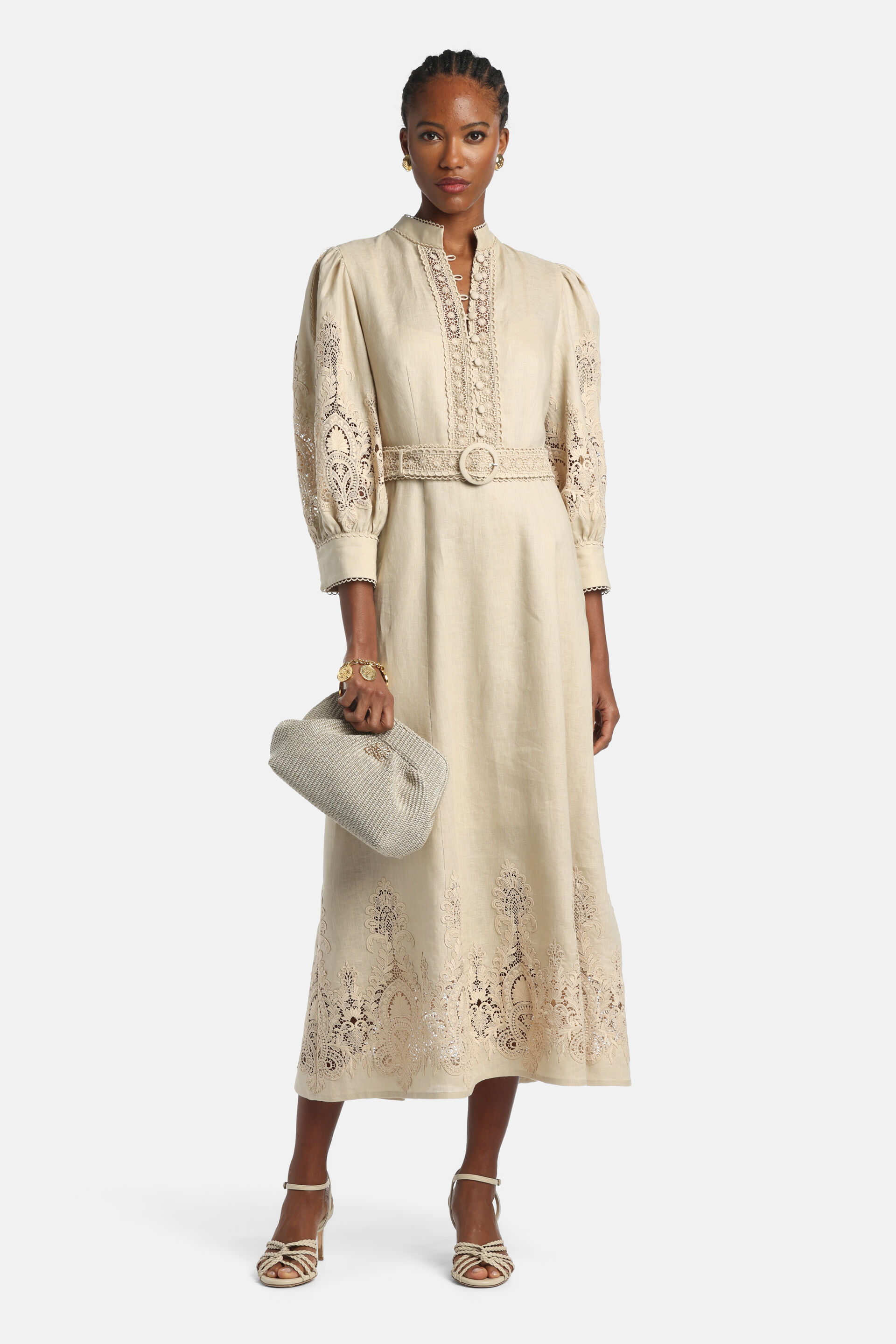 Provina - Elegant macramé dress | Formal Dresses - Luisa Spagnoli
