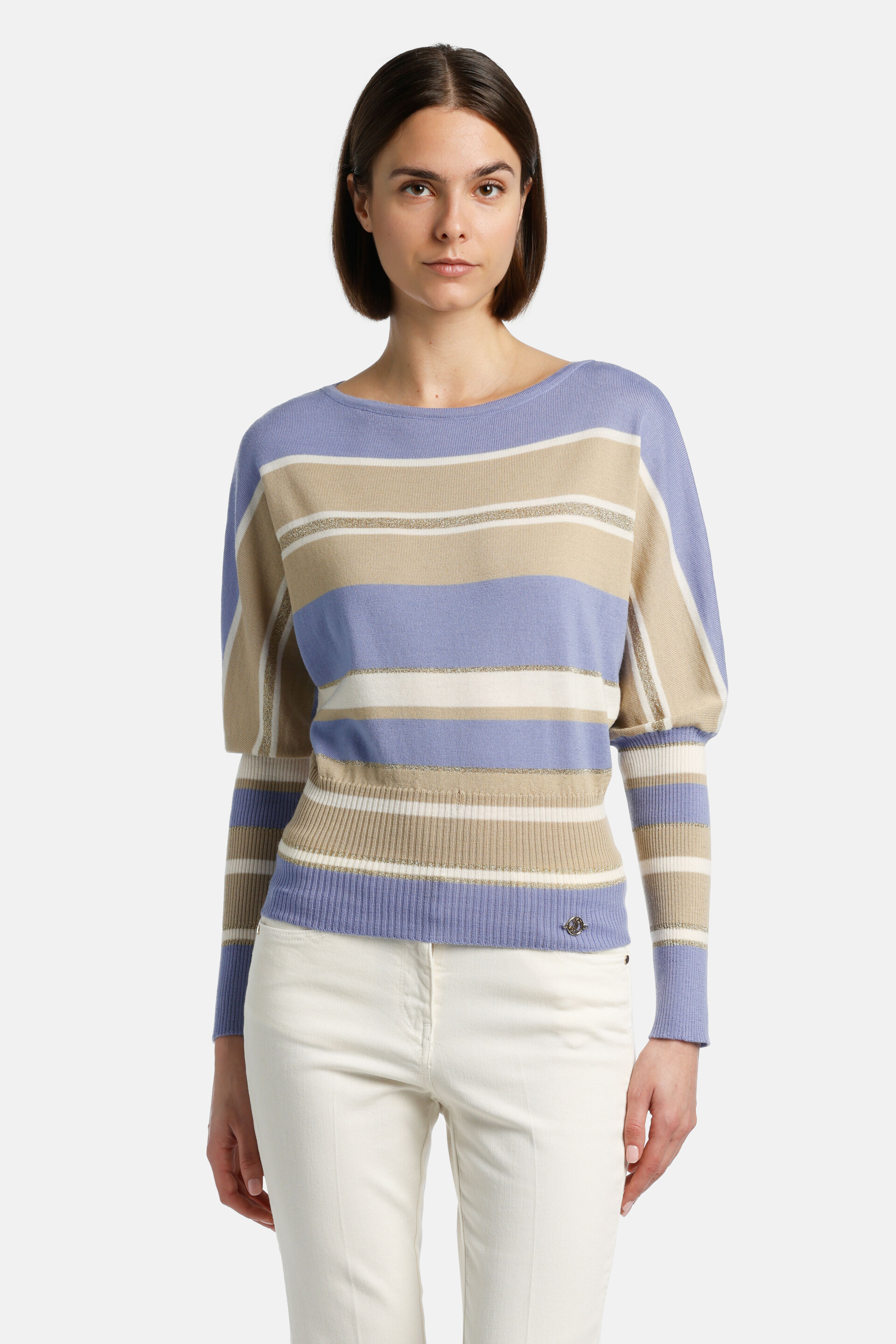 Mastro - Striped pullover | Knitwear - Luisa Spagnoli