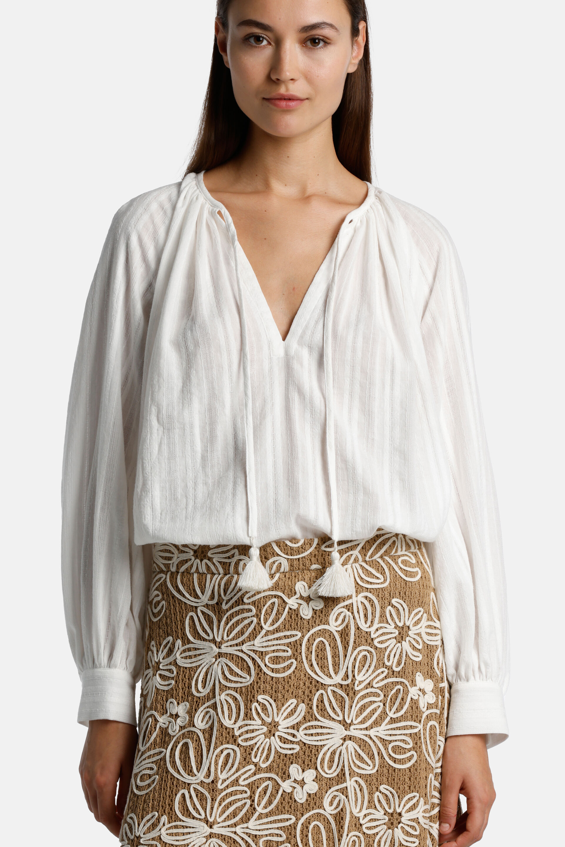Brocca - Cotton blouse | Blouses and Shirts - Luisa Spagnoli