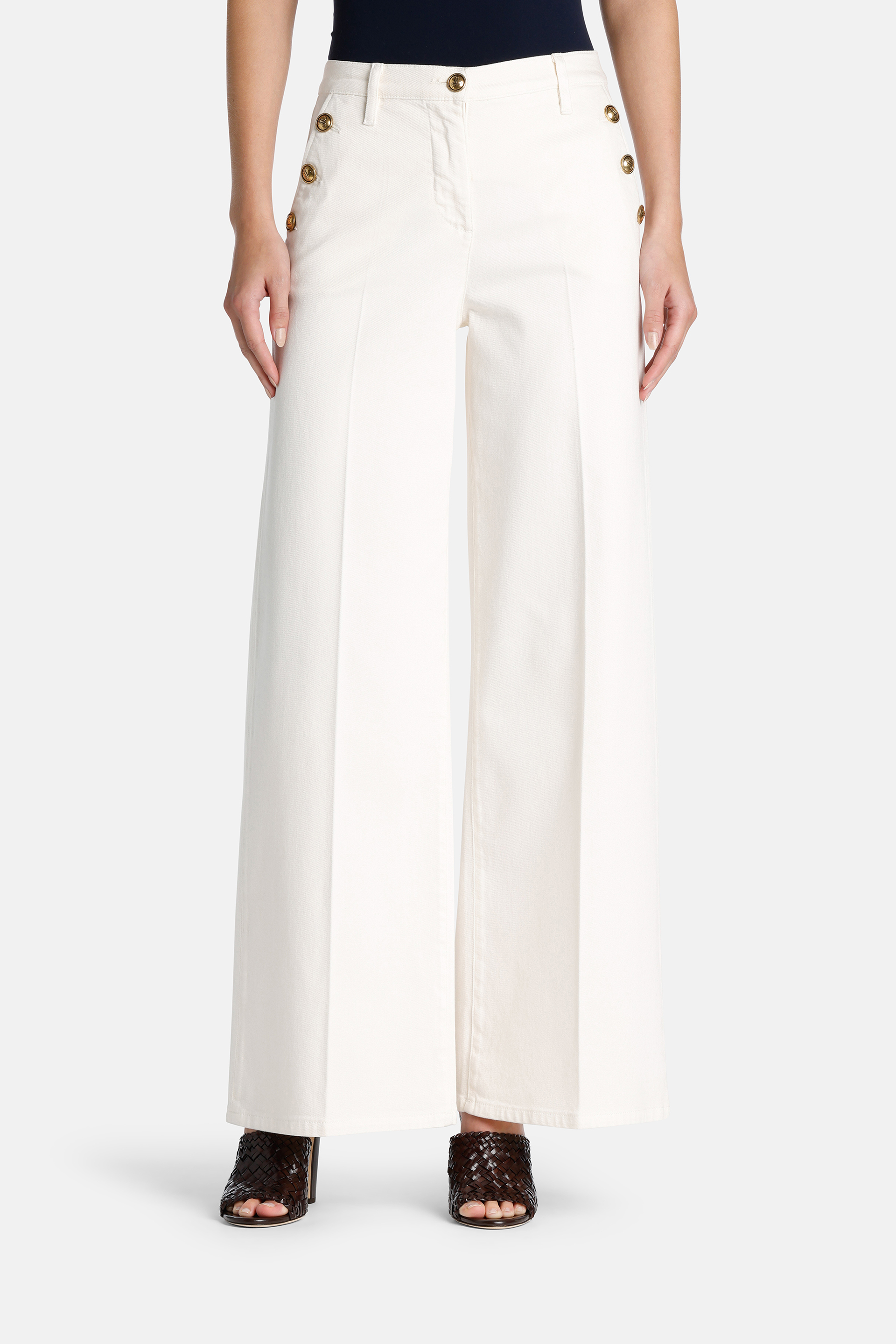Aceto - Wide leg pants | Pants - Luisa Spagnoli