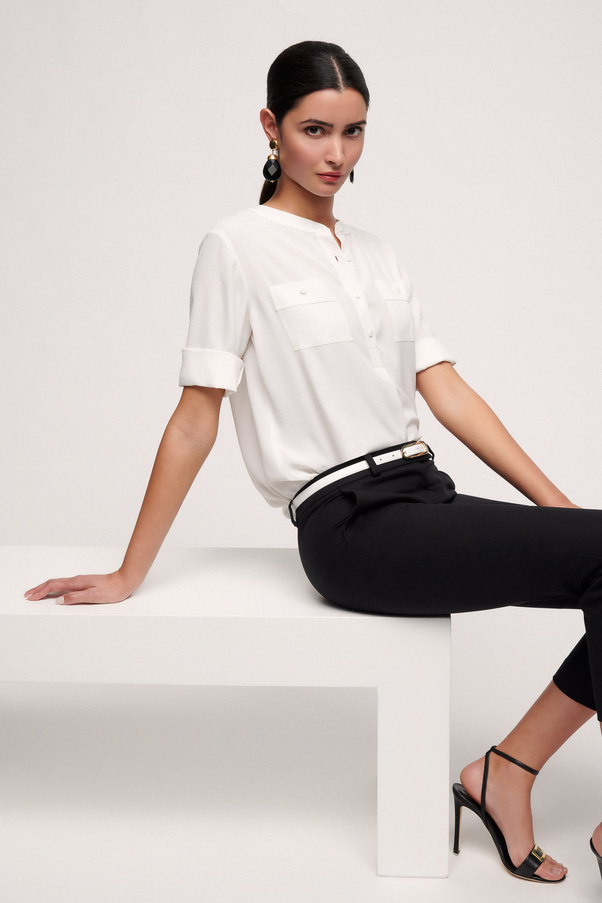 Barchetta Silk blend blouse Luisa Spagnoli