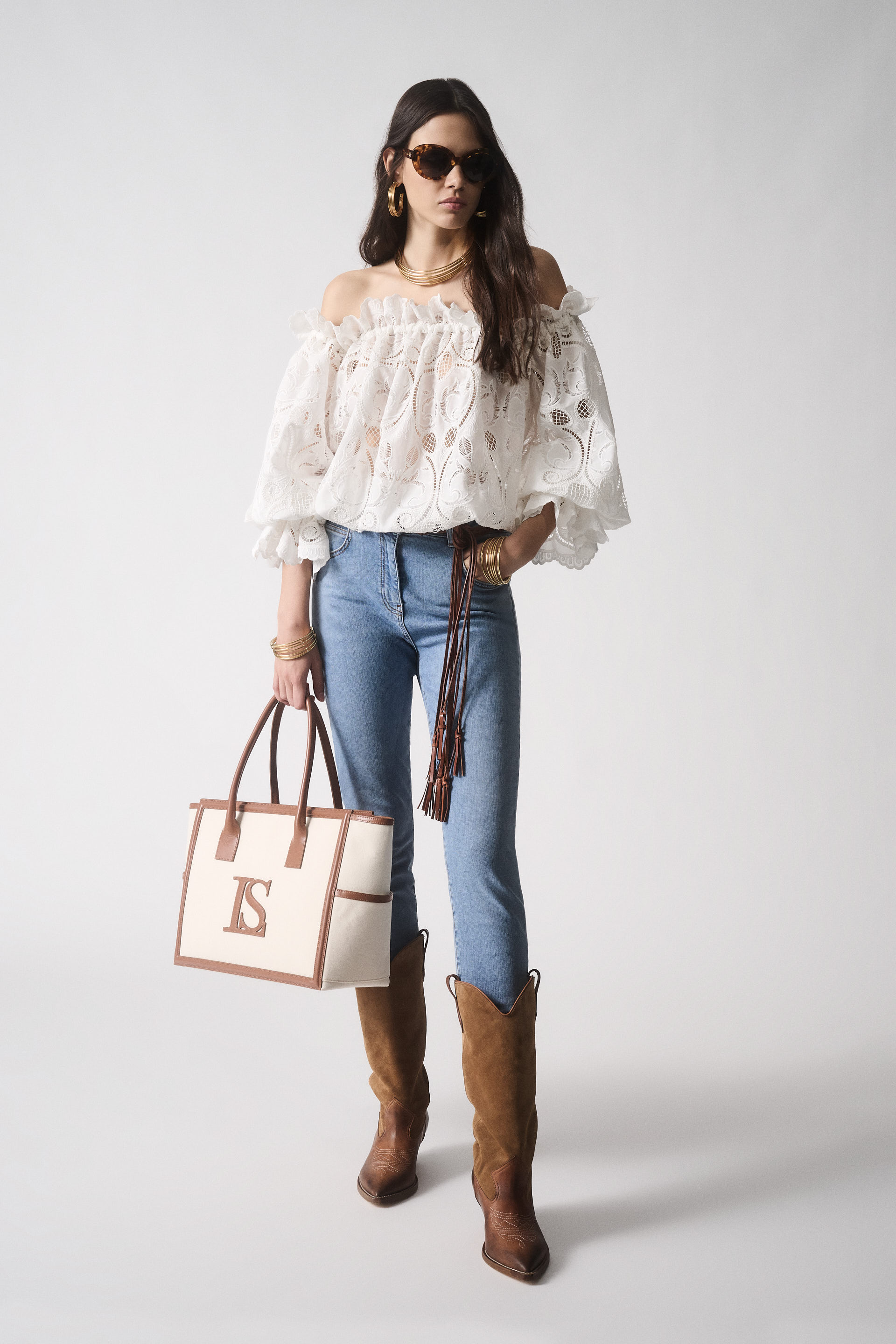 0401~Breast-pocket Leather Overshirt main image 0