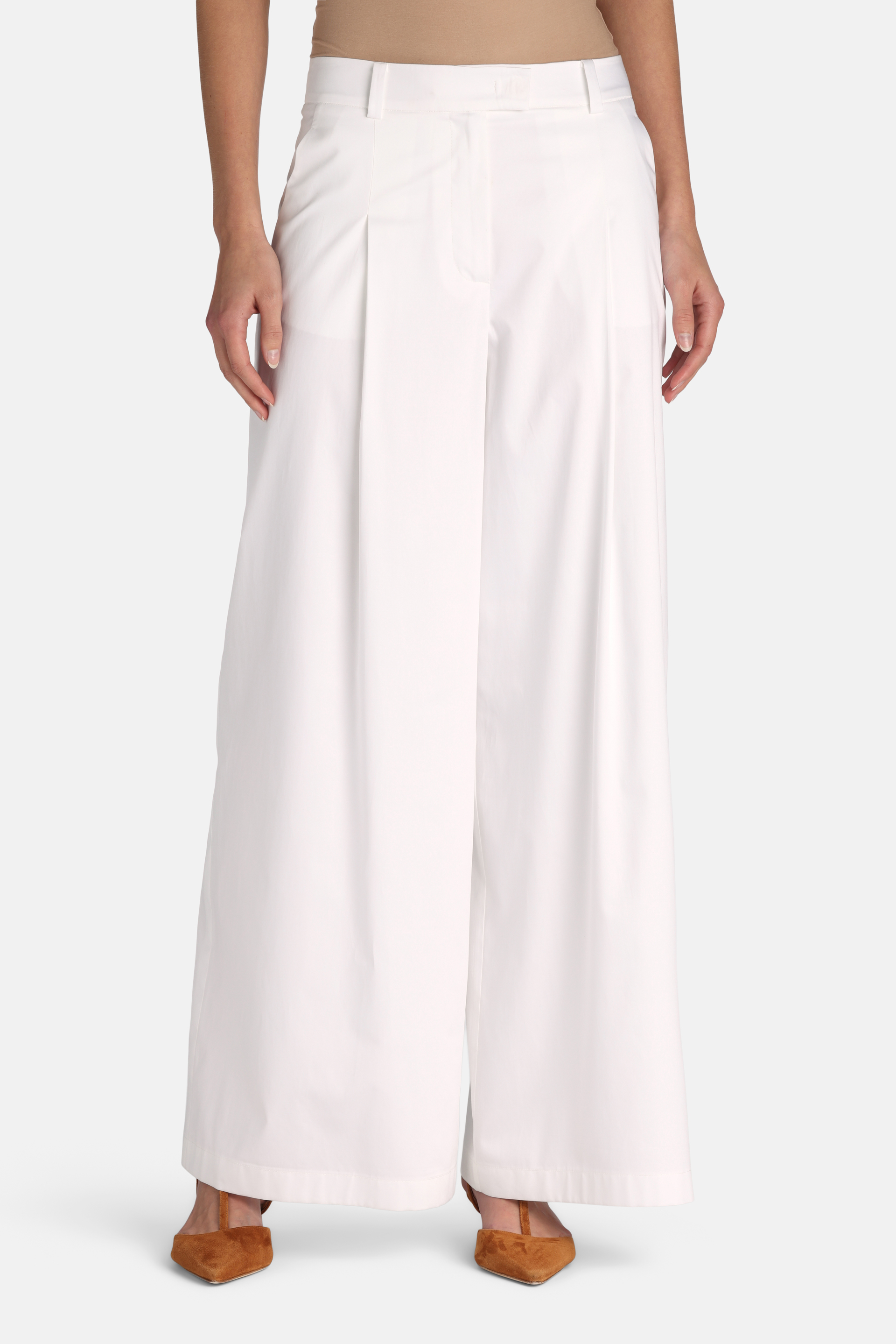 Angelina - Cotton palazzo pants | Summer Essentials - Luisa Spagnoli