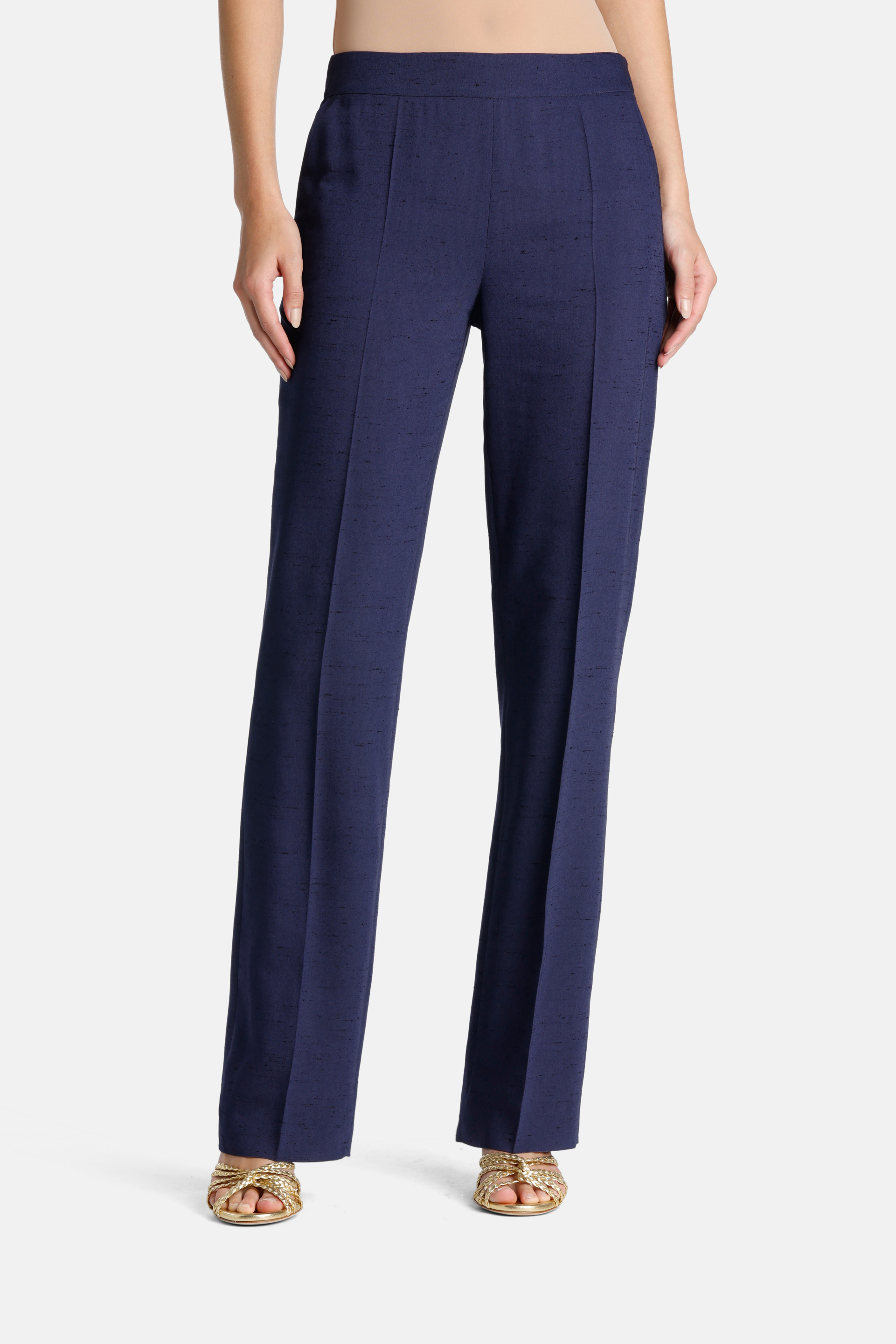 パンツ LORENA ANTONIAZZI Woman Pants Blue PA803180 0839 Artiglio - Comfortable pants | Pants - Luisa Spagnoli