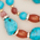 Nepeta, turquoise-tobacco-light gold, swatch