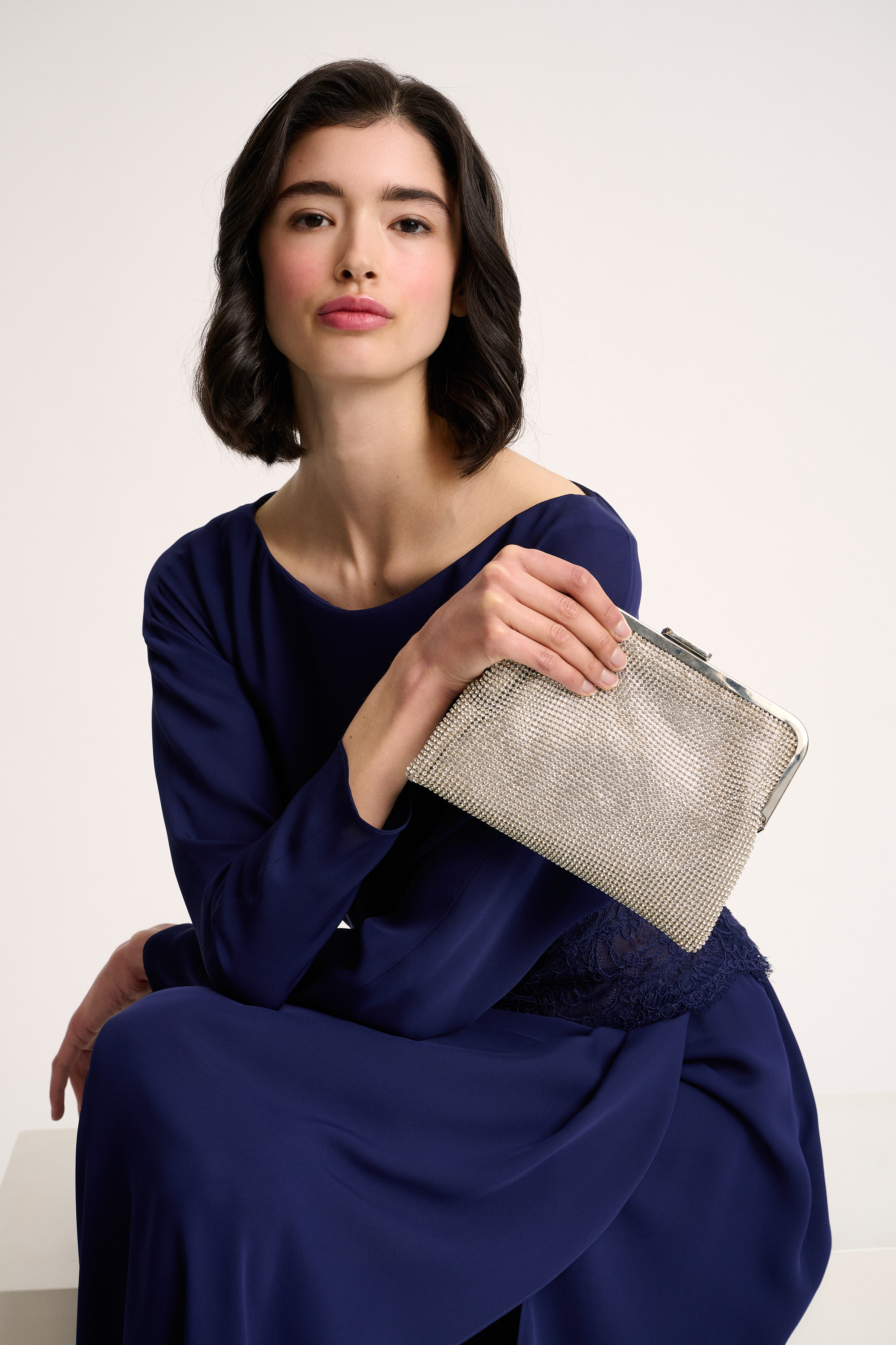 LUISA SPAGNOLI クロスボディバッグ Illustre - Clutch in strass | BORSE - Luisa Spagnoli