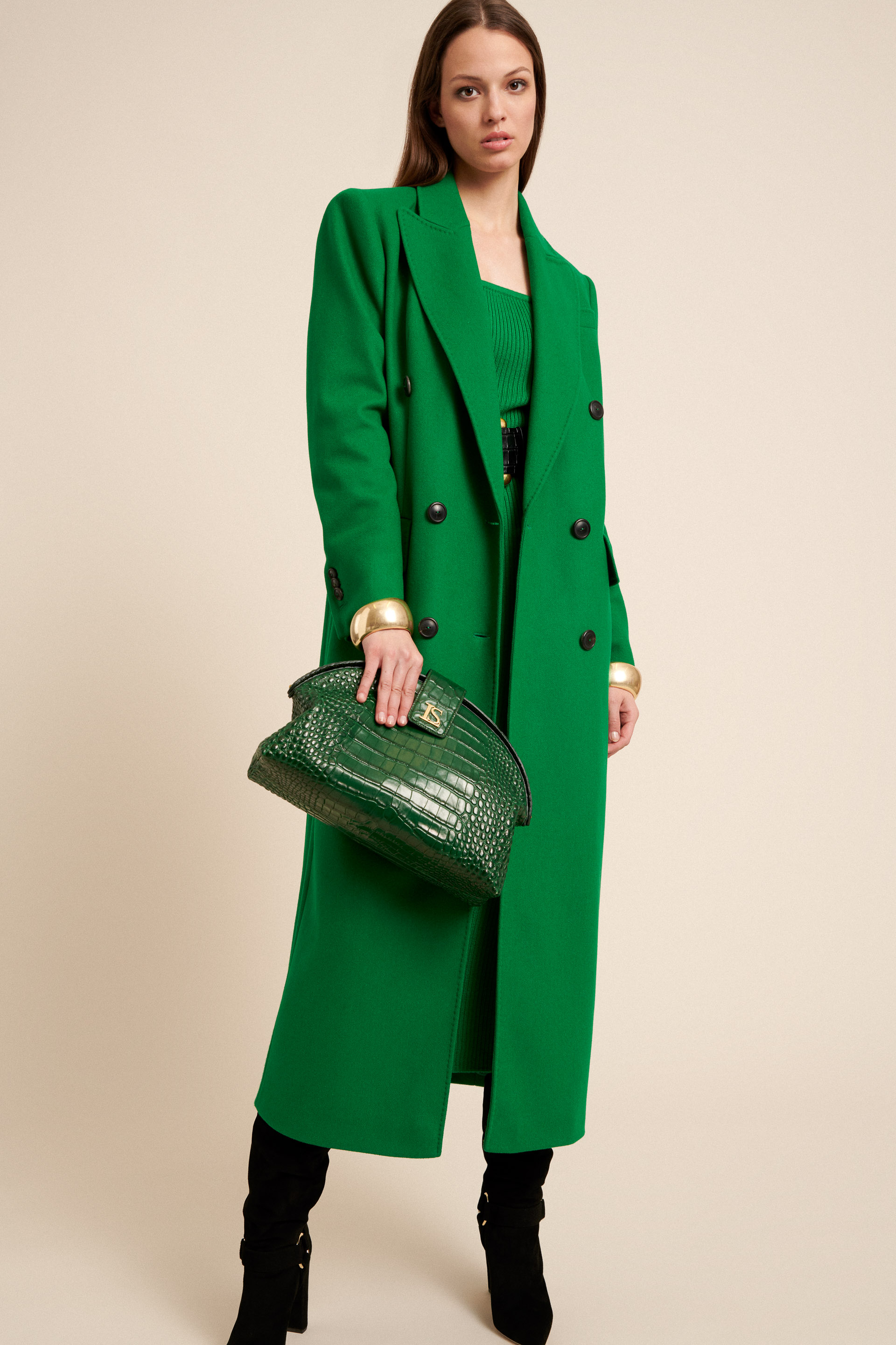 Cappotto Verde Luisa Spagnoli Cappotti 2020 Luisa Spagnoli Cappotti 2020  Clearance