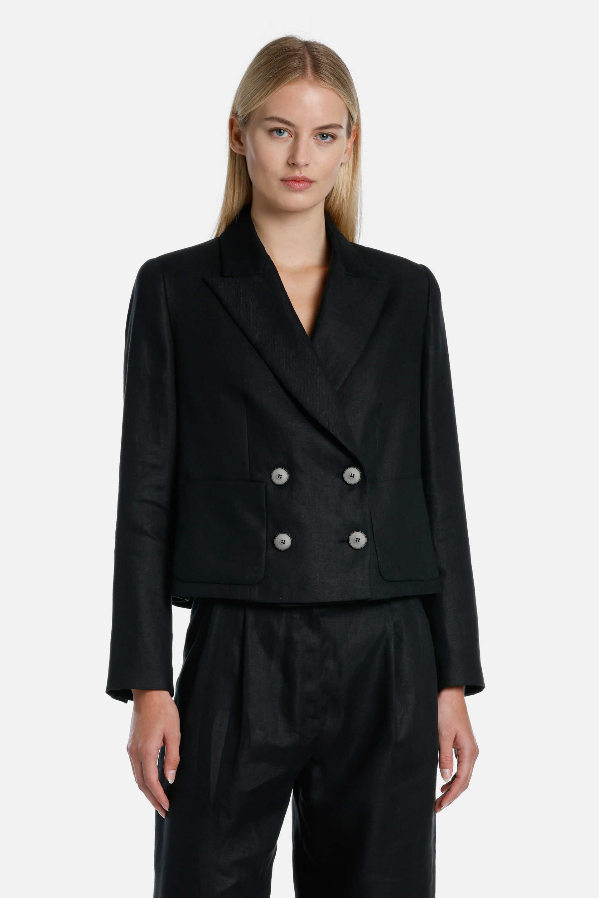 ジャケット・アウター Luisa Spagnoli Virgin Wool Jacket Wool jacket LUISA SPAGNOLI Navy size 46 IT in Wool - 44081394