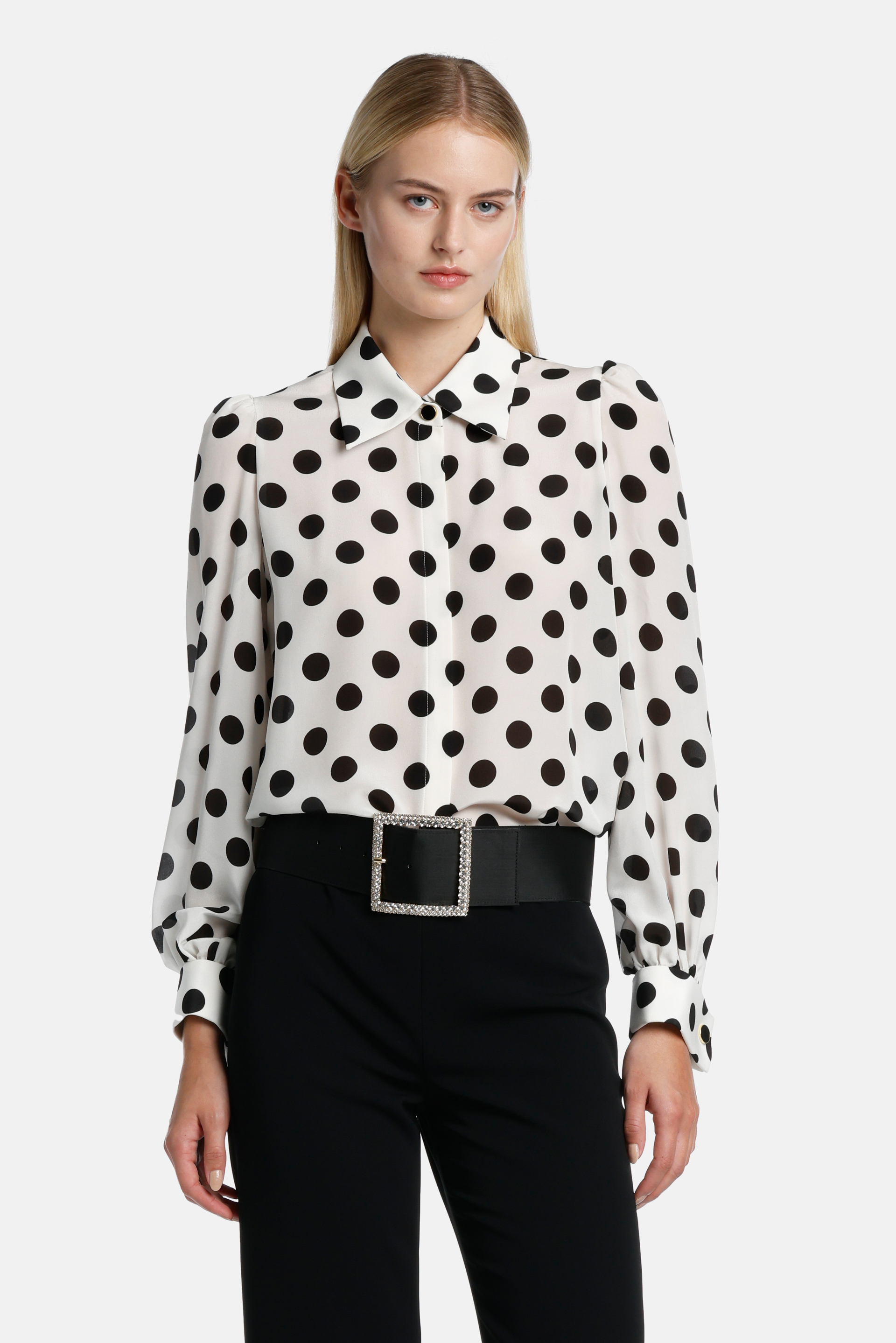 Basale Camicia in seta LS storefront catalog Luisa Spagnoli