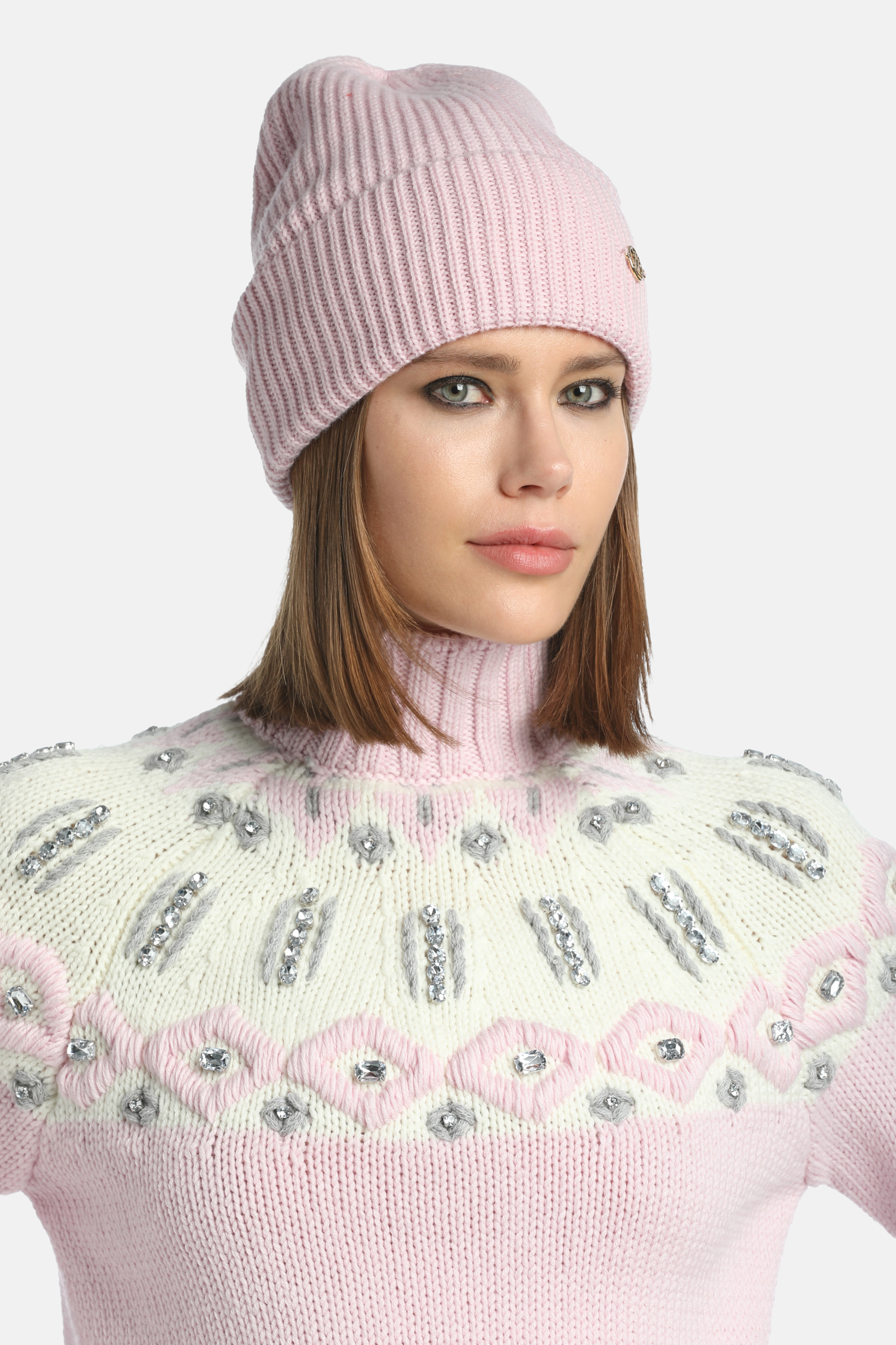 Muni - Knit hat with appliqué | Winter Essentials - Luisa Spagnoli