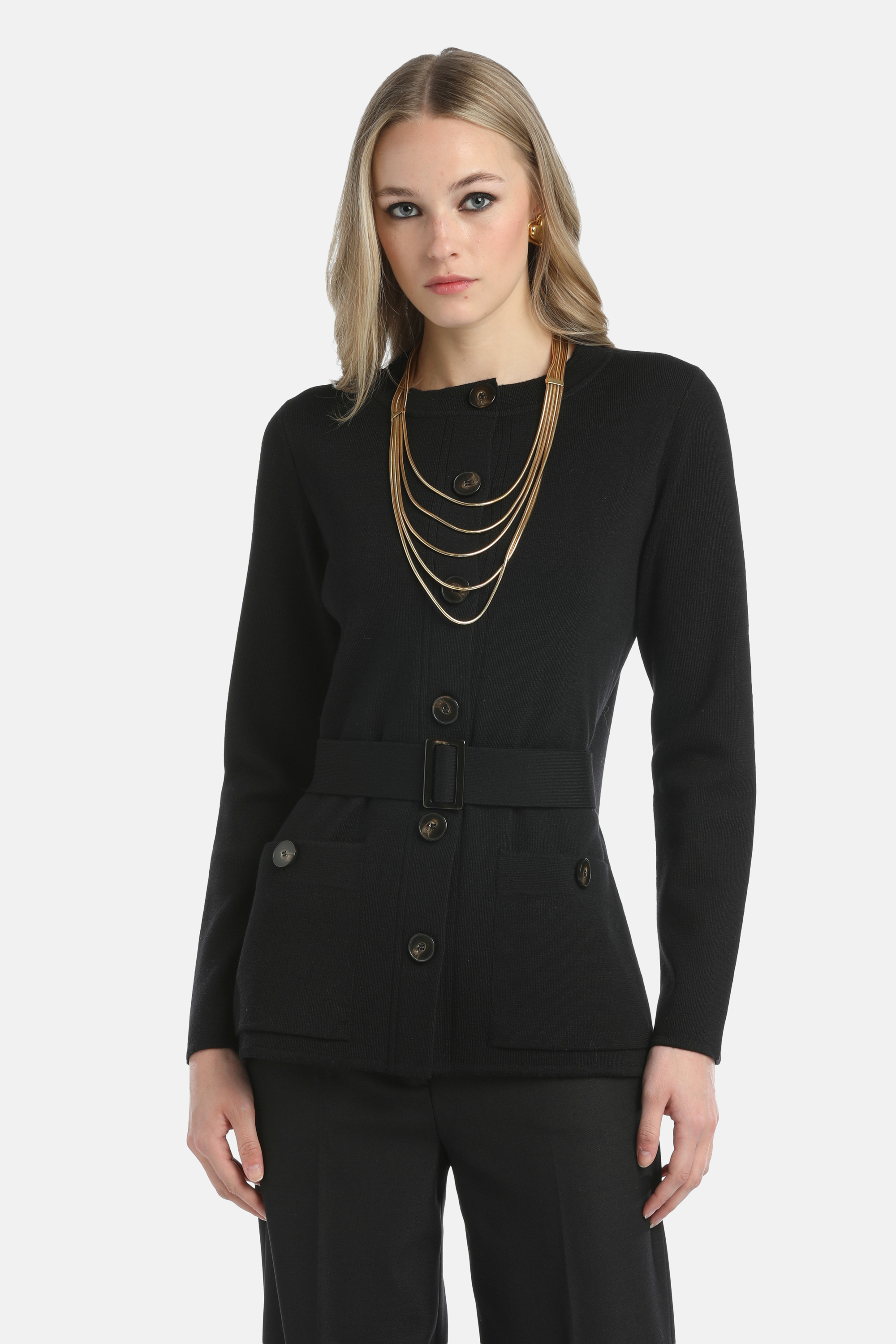 Masia - Wool cardigan | Jackets & Blazers - Luisa Spagnoli