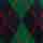 Mascotte, blue-red-bottle green, swatch
