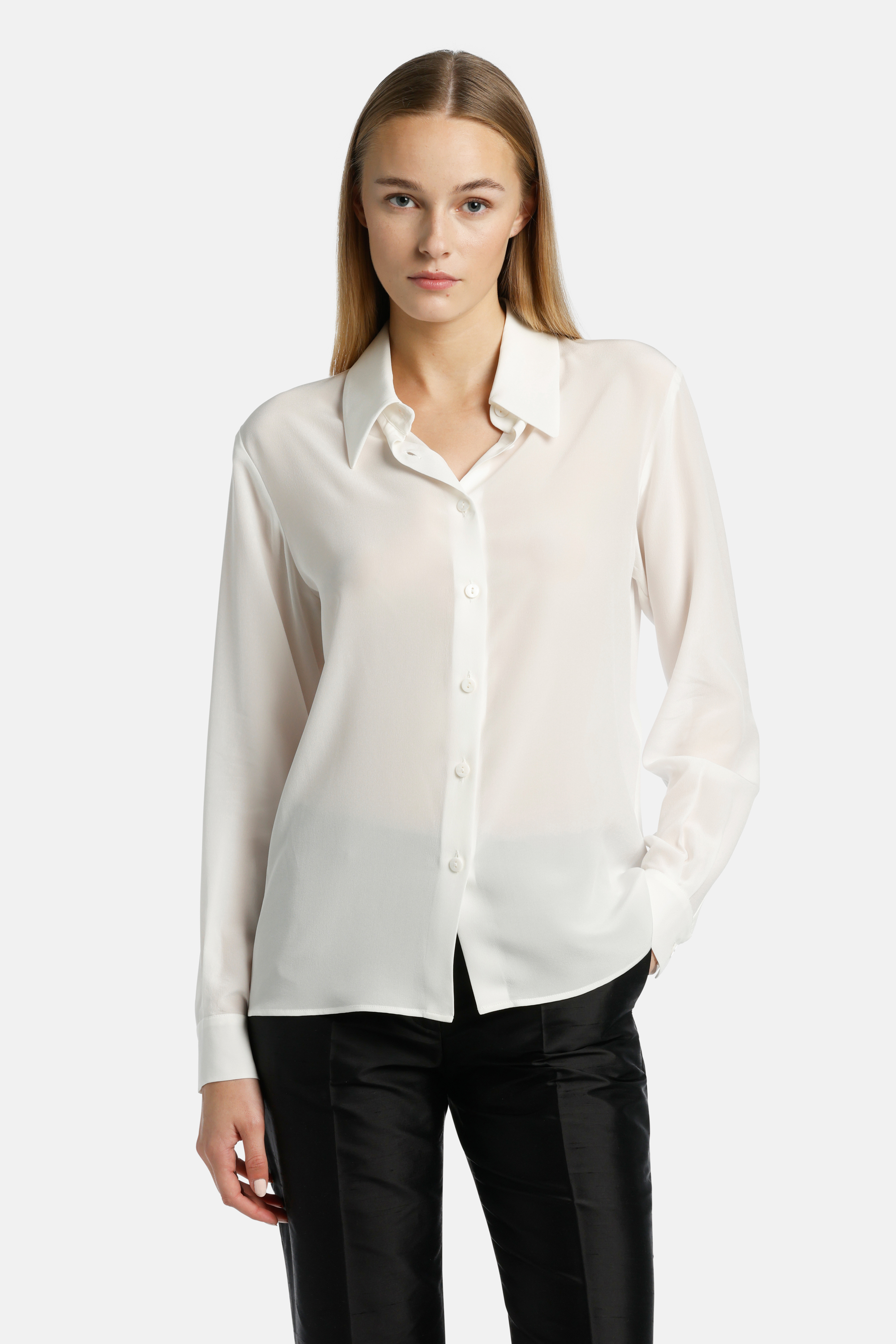 Limonaia - Silk shirt | Shirts and Blouses - Luisa Spagnoli
