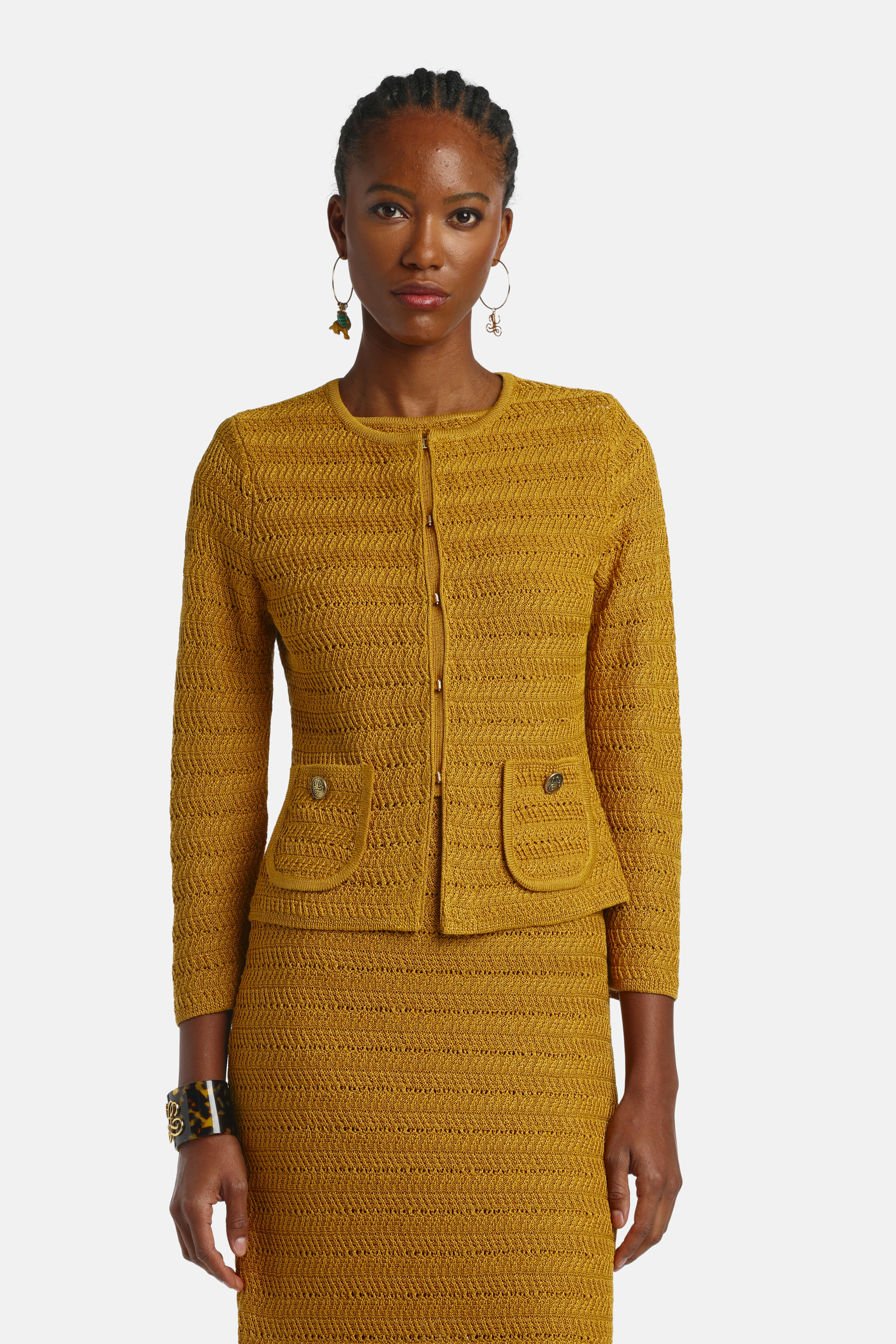 Castelli - Crochet bon ton Jacket | Jackets & Blazers - Luisa Spagnoli