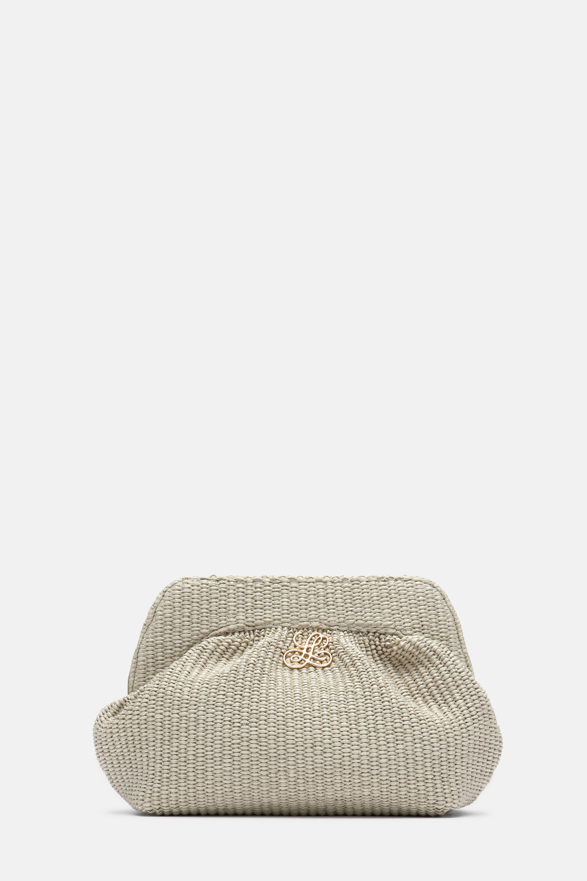 Ilarita - Raffia clutch | Handbags - Luisa Spagnoli