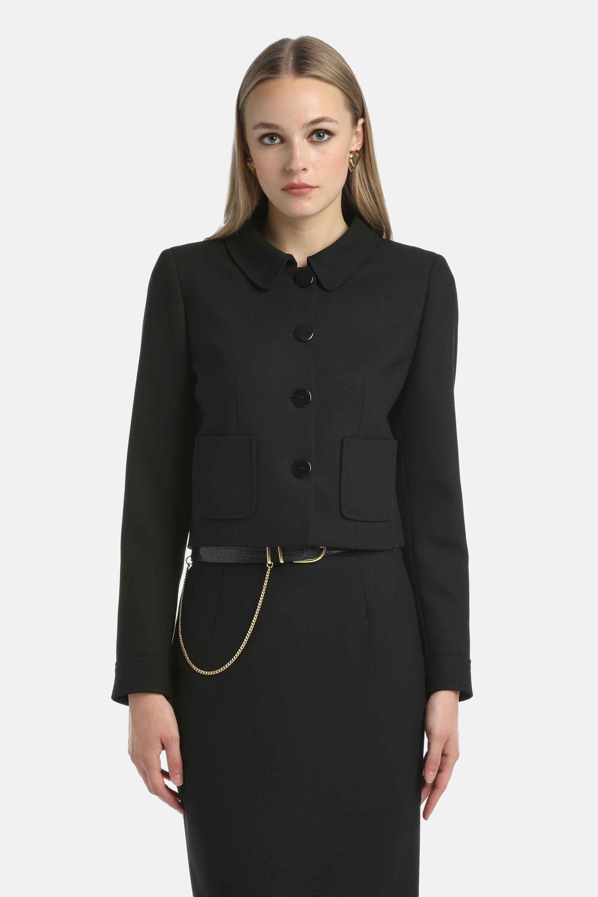 ジャケット・アウター Switching spangle tailored jacket 138773870268484a6b8de1e0_70578