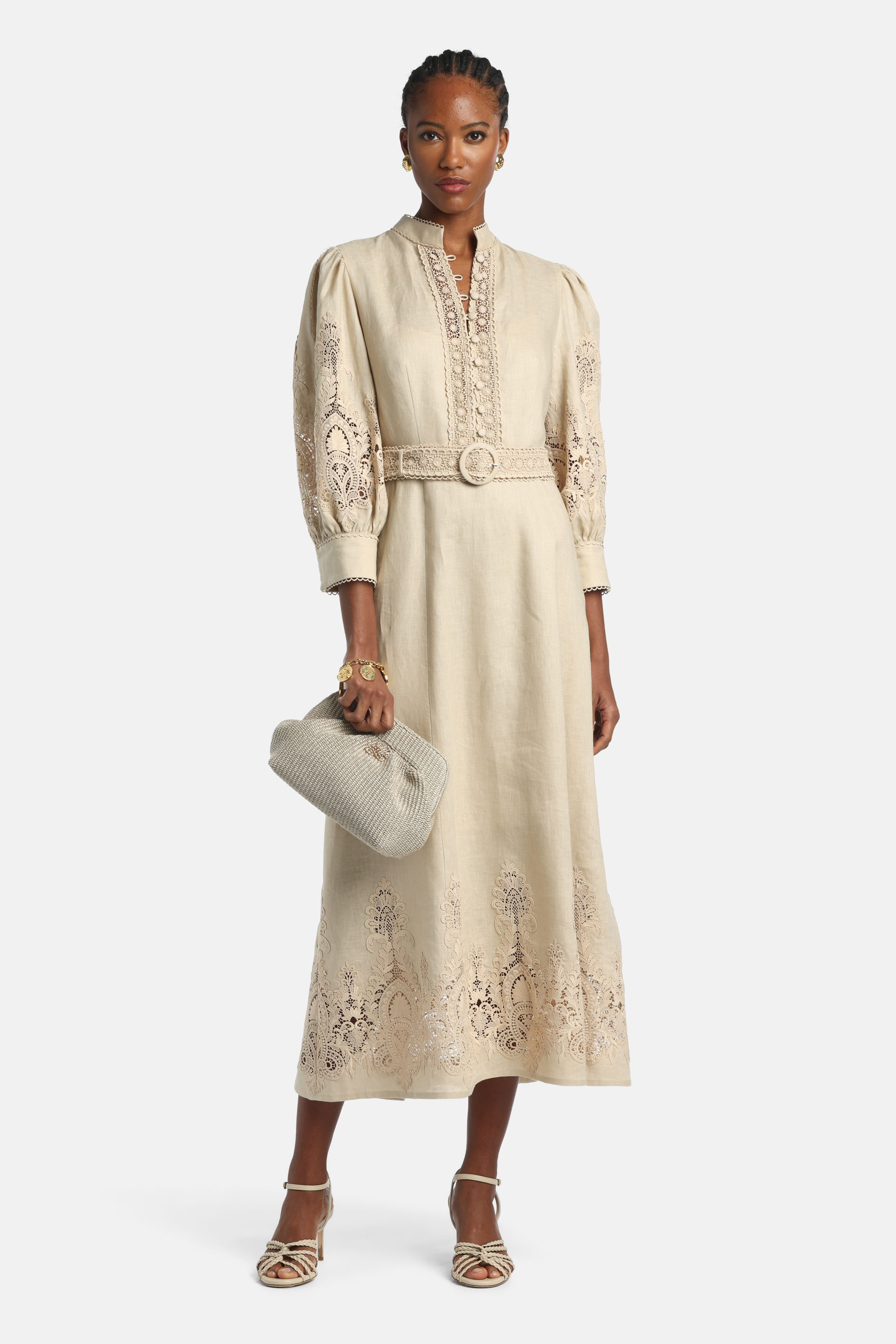 Provina - Elegant macramé dress | CLOTHING - Luisa Spagnoli