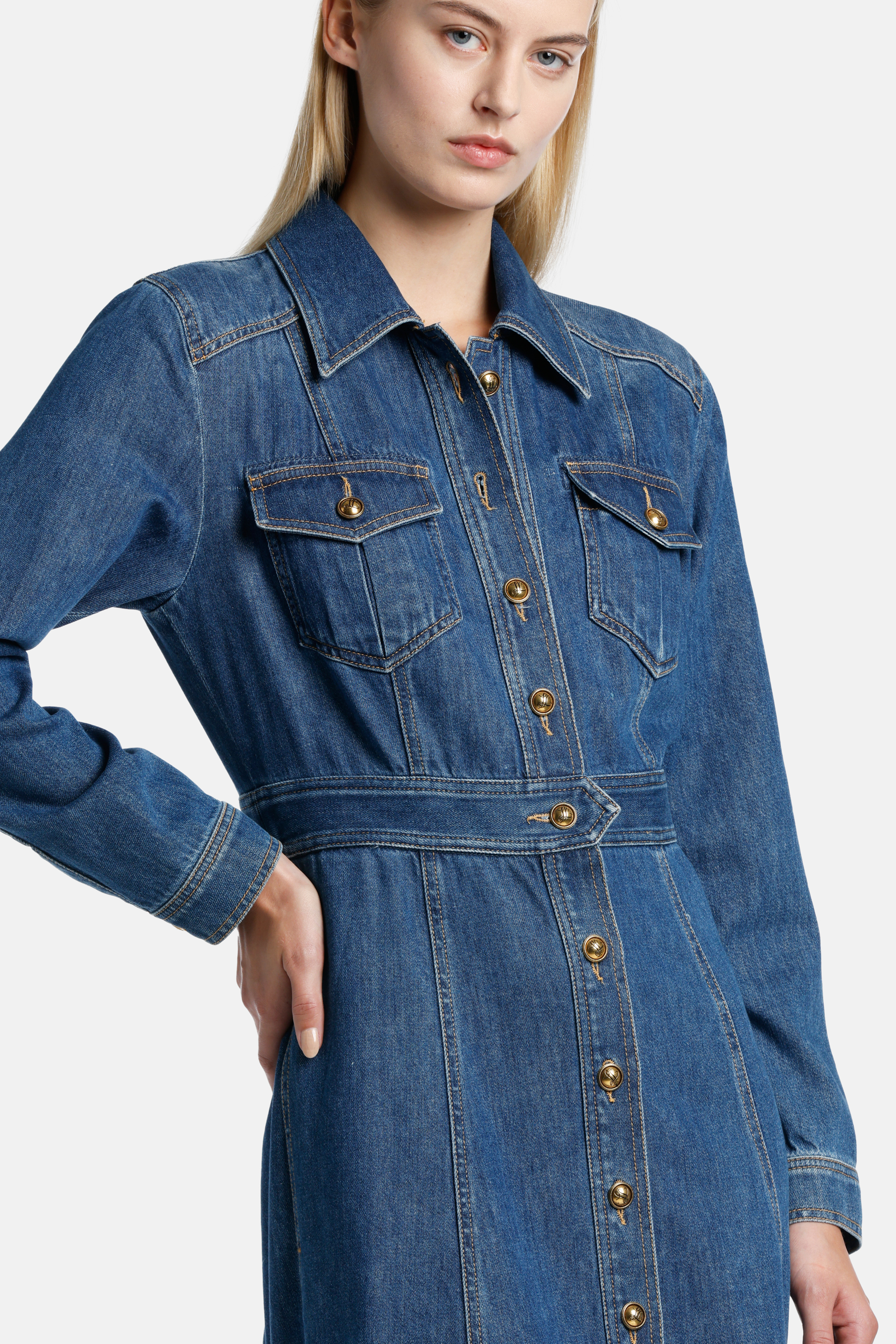 Tute jumpsuit a maniche lunghe da donna