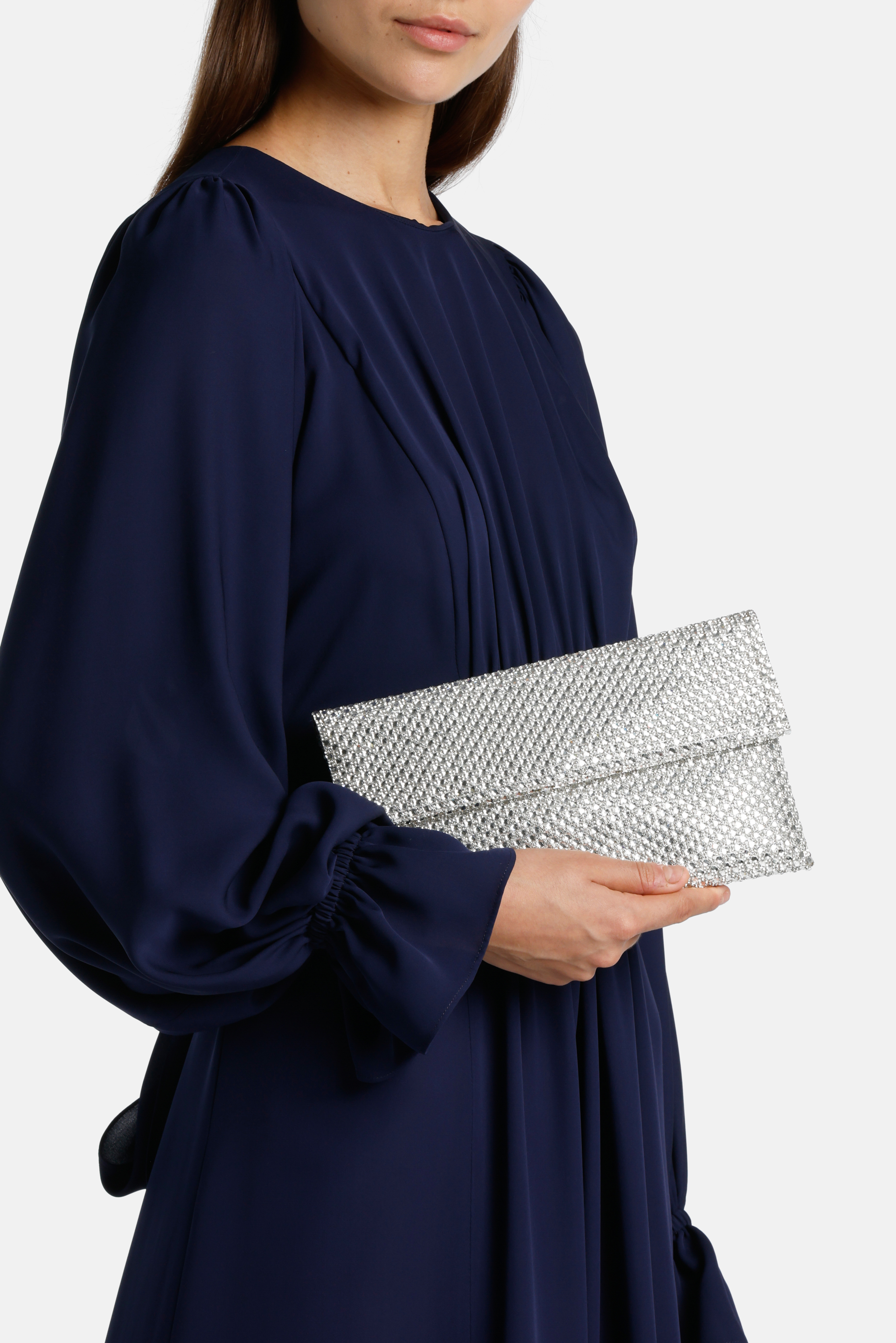 Immax Rhinestone clutch bag Luisa Spagnoli